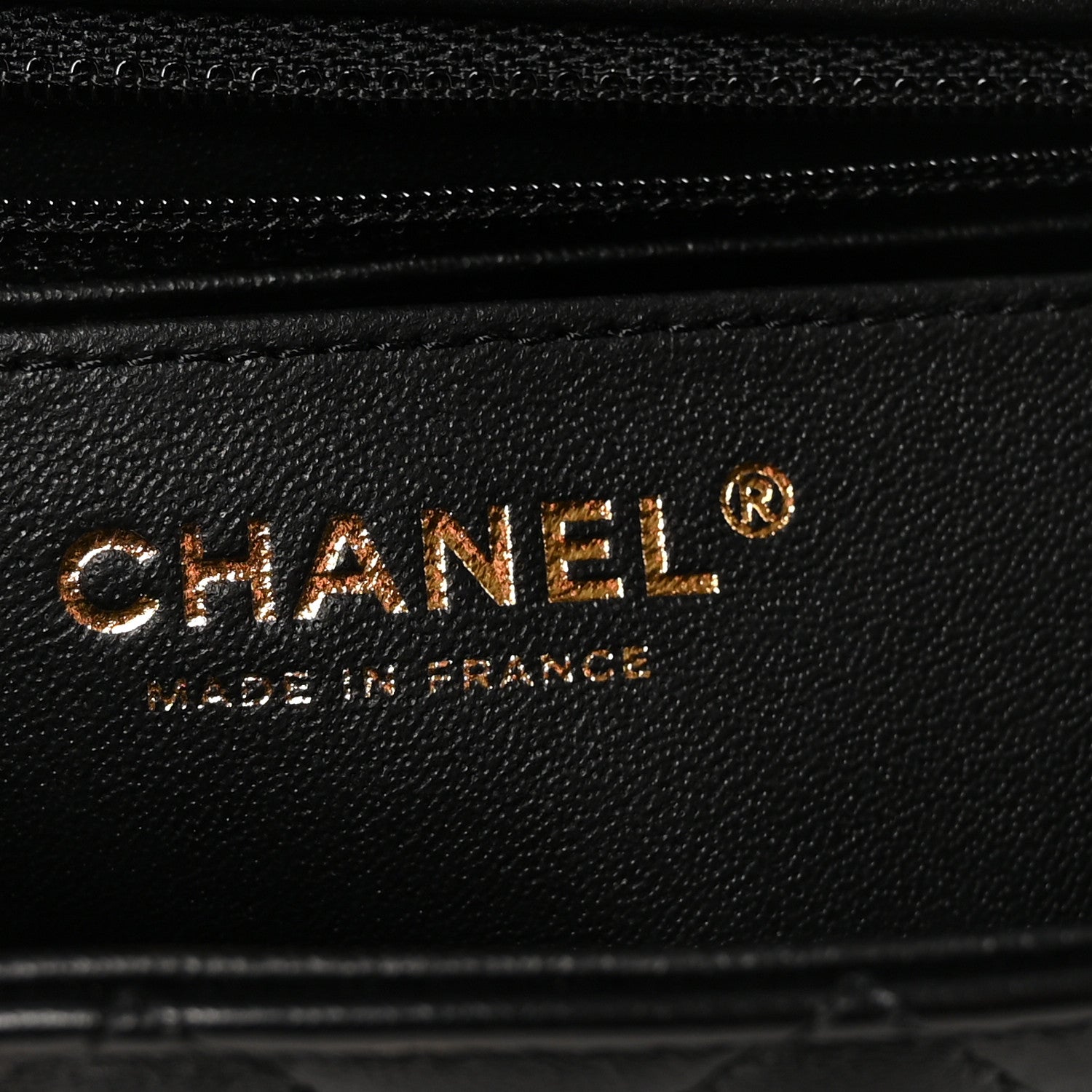 Lambskin Quilted Mini Rectangular Flap Black