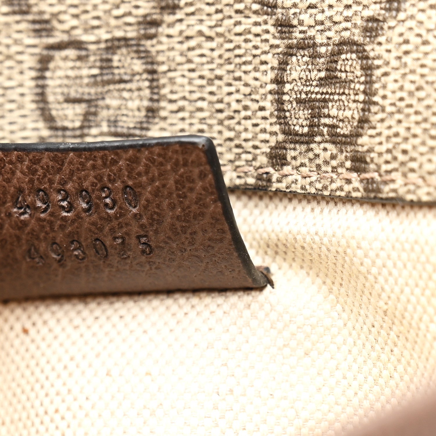 GG Supreme Monogram Neo Vintage Web Belt Bag Brown