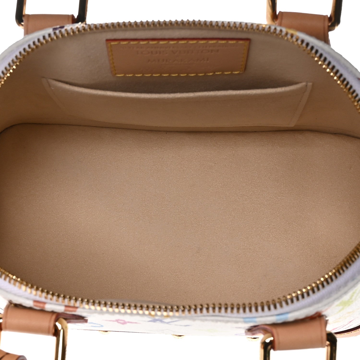 LV x TM Monogram Multicolor Alma BB White