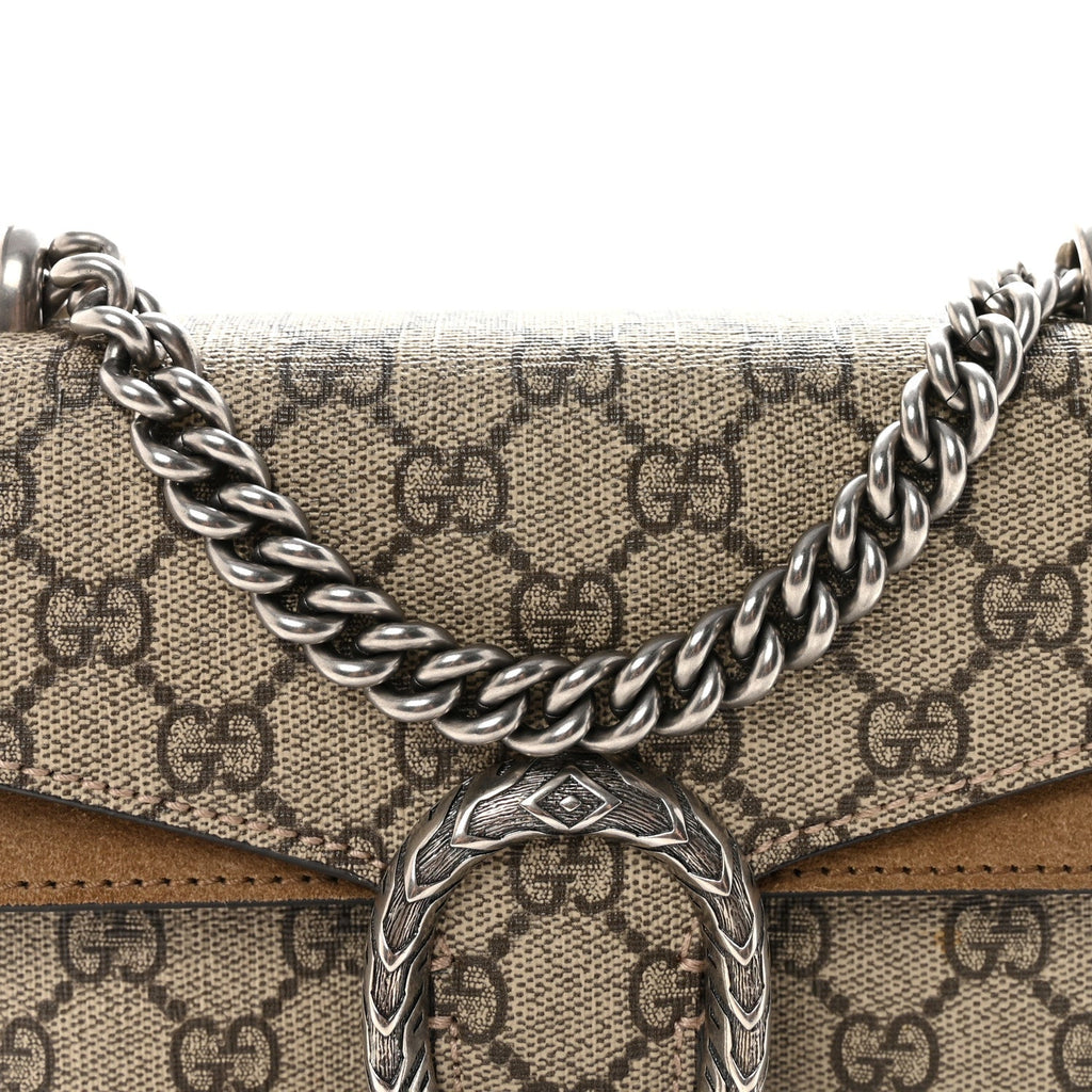 GG Supreme Monogram Mini Dionysus Shoulder Bag Taupe