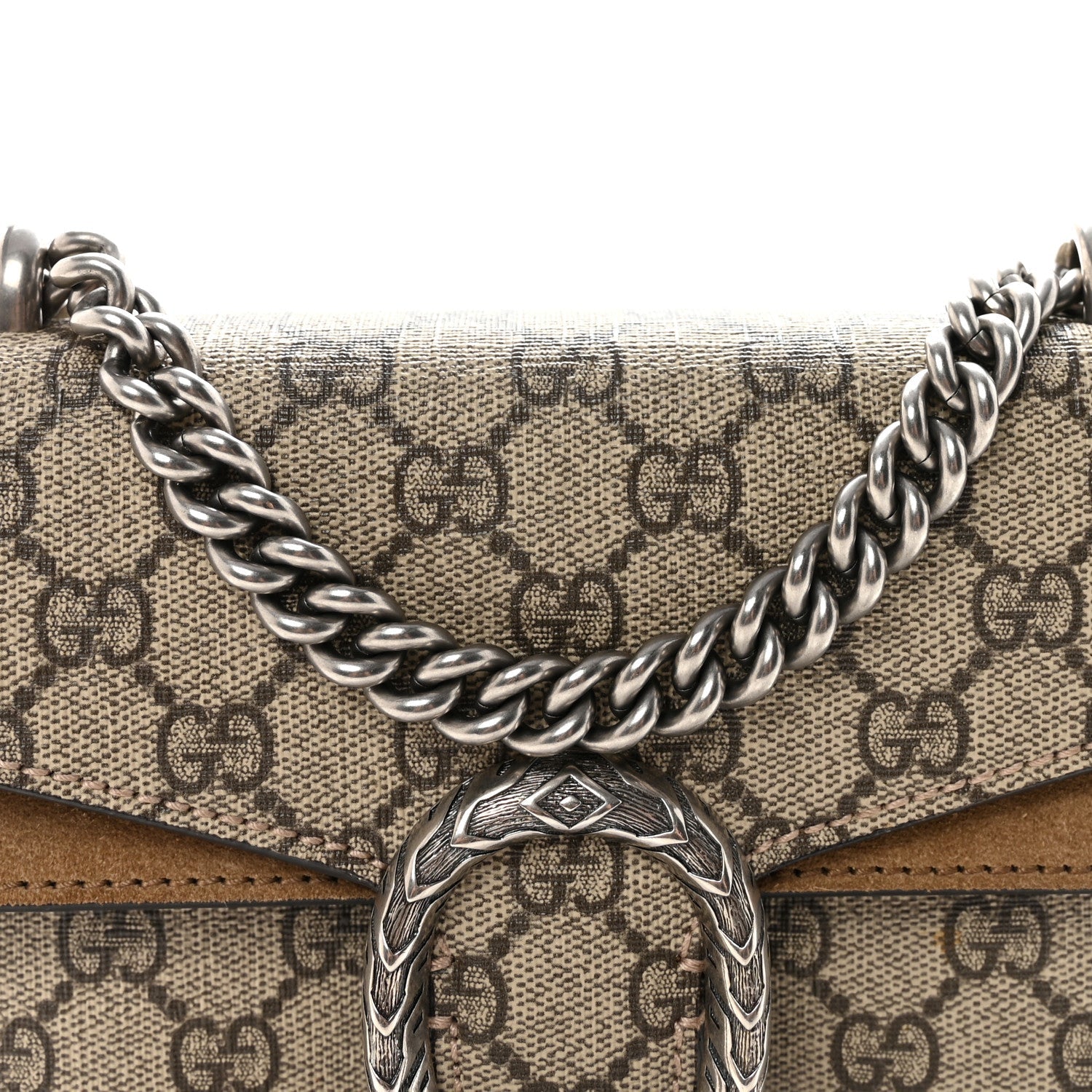 GG Supreme Monogram Mini Dionysus Shoulder Bag Taupe