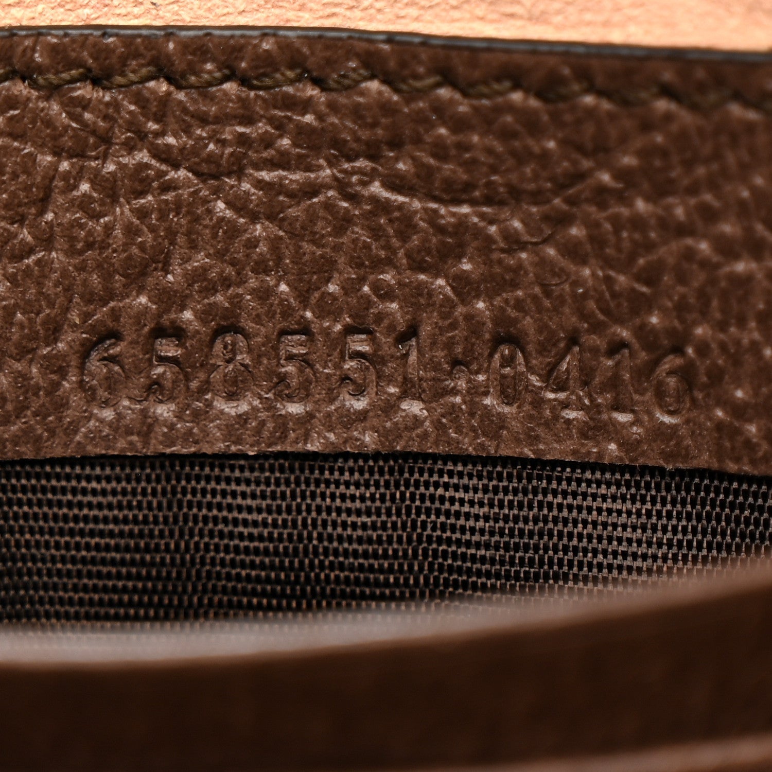 GG Supreme Monogram Textured Calfskin Web Mini Ophidia Half Moon Hobo Beige Ebony New Acero
