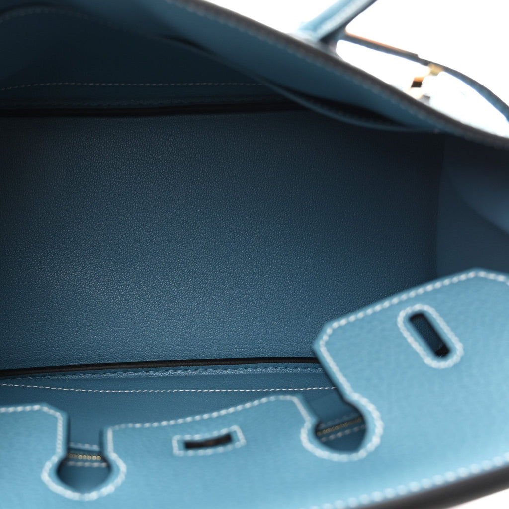 Togo Birkin 25 New Blue Jean