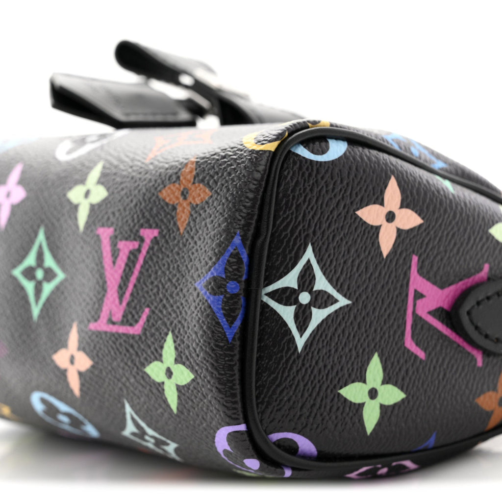 LV X TM Monogram Multicolor Nano Speedy Black