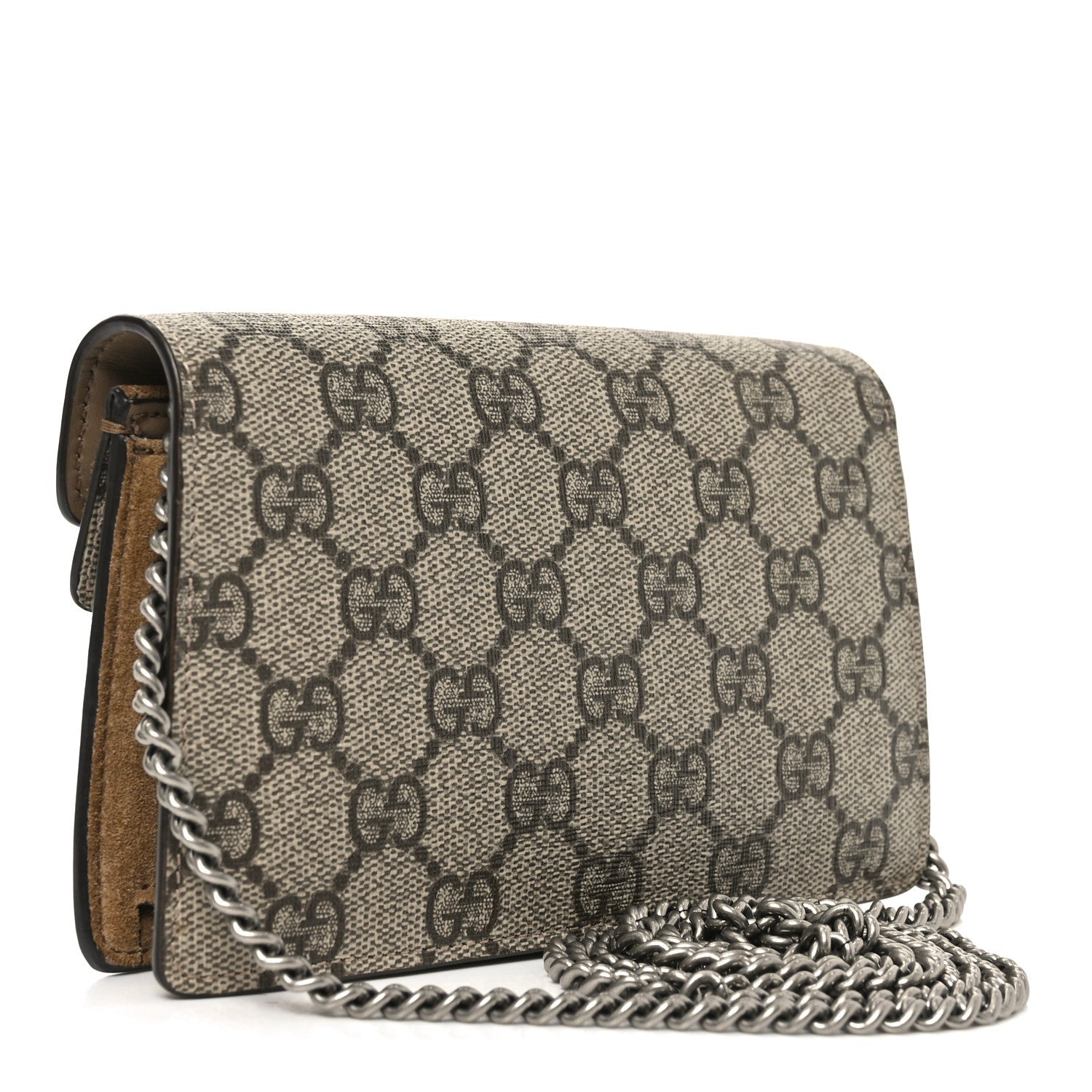 GG Supreme Monogram Super Mini Dionysus Shoulder Bag Taupe