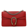 Dollar Calfskin Swarovski Crystal Small Dionysus Shoulder Bag Hibiscus Red