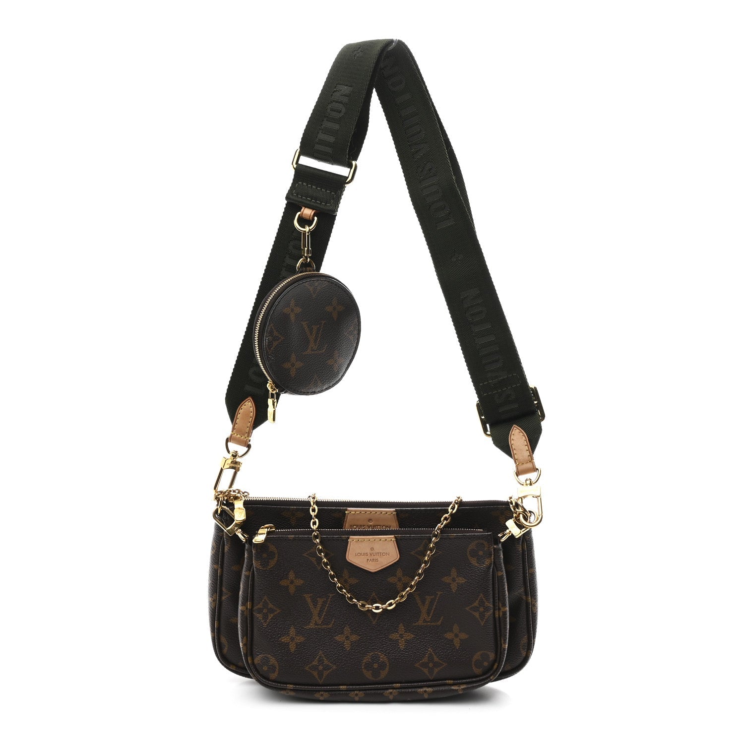 Monogram Multi Pochette Accessories Kaki