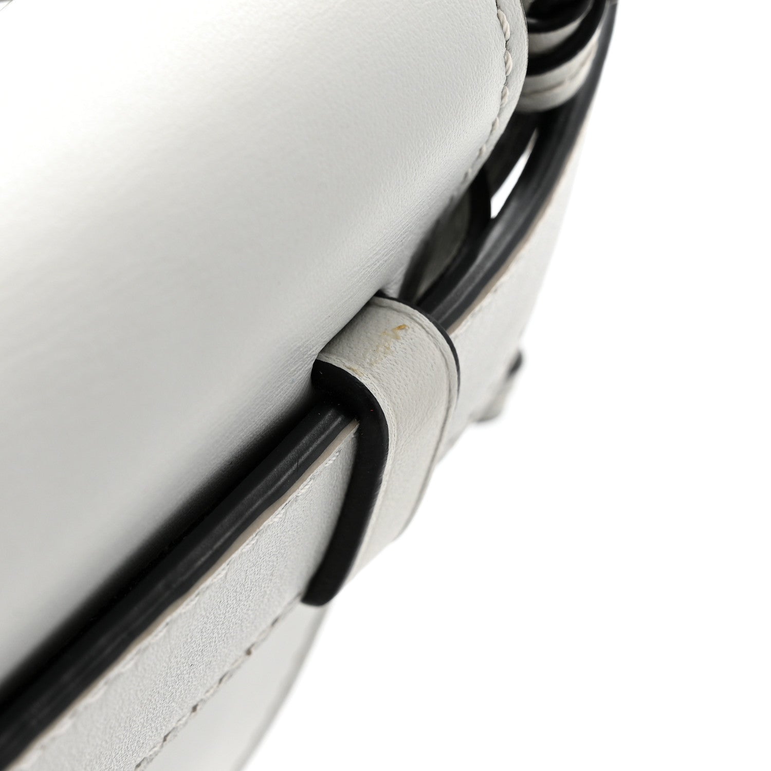 Calfskin Mini Gate Belt Bag Kaolin