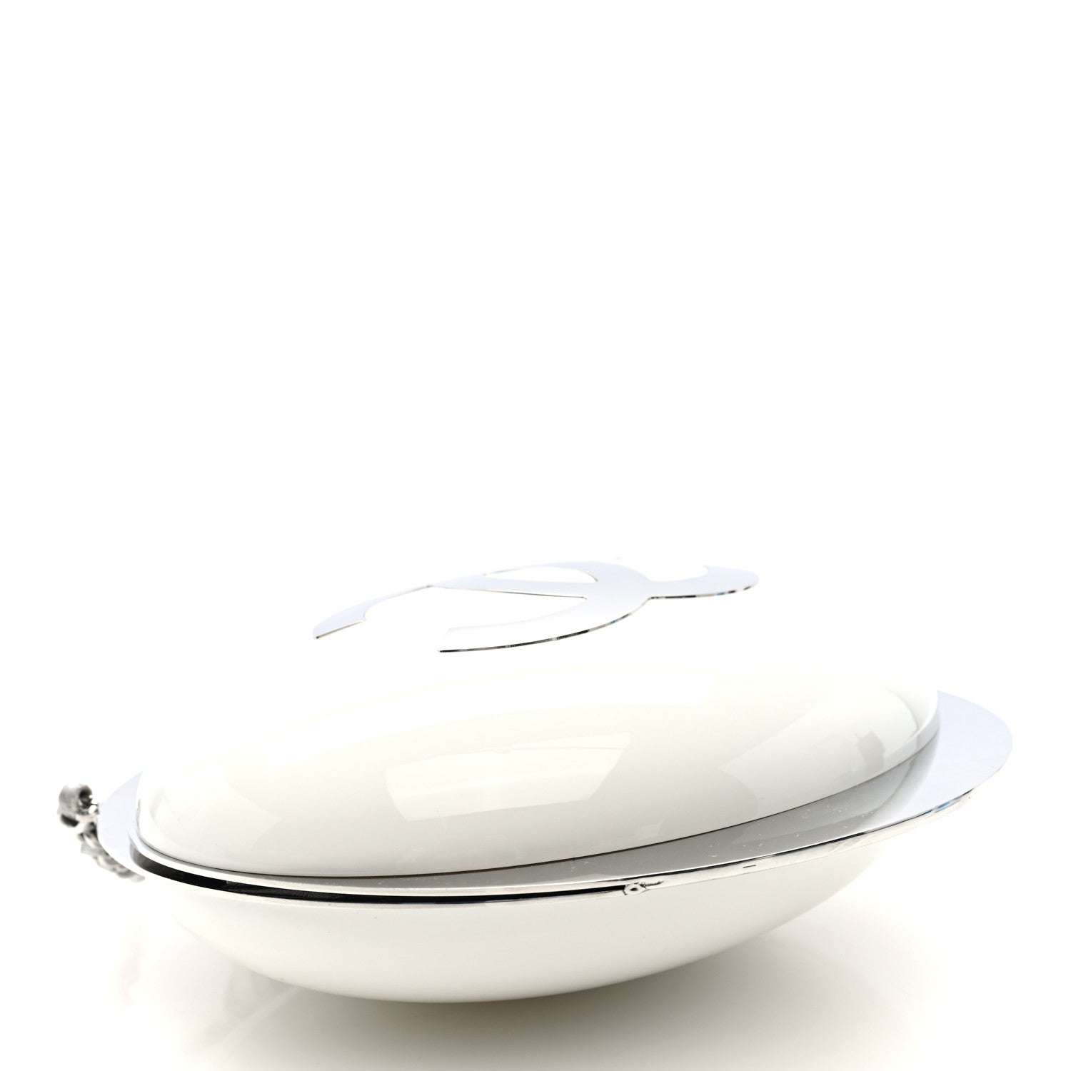Resin CC Evening On The Moon Minaudiere White