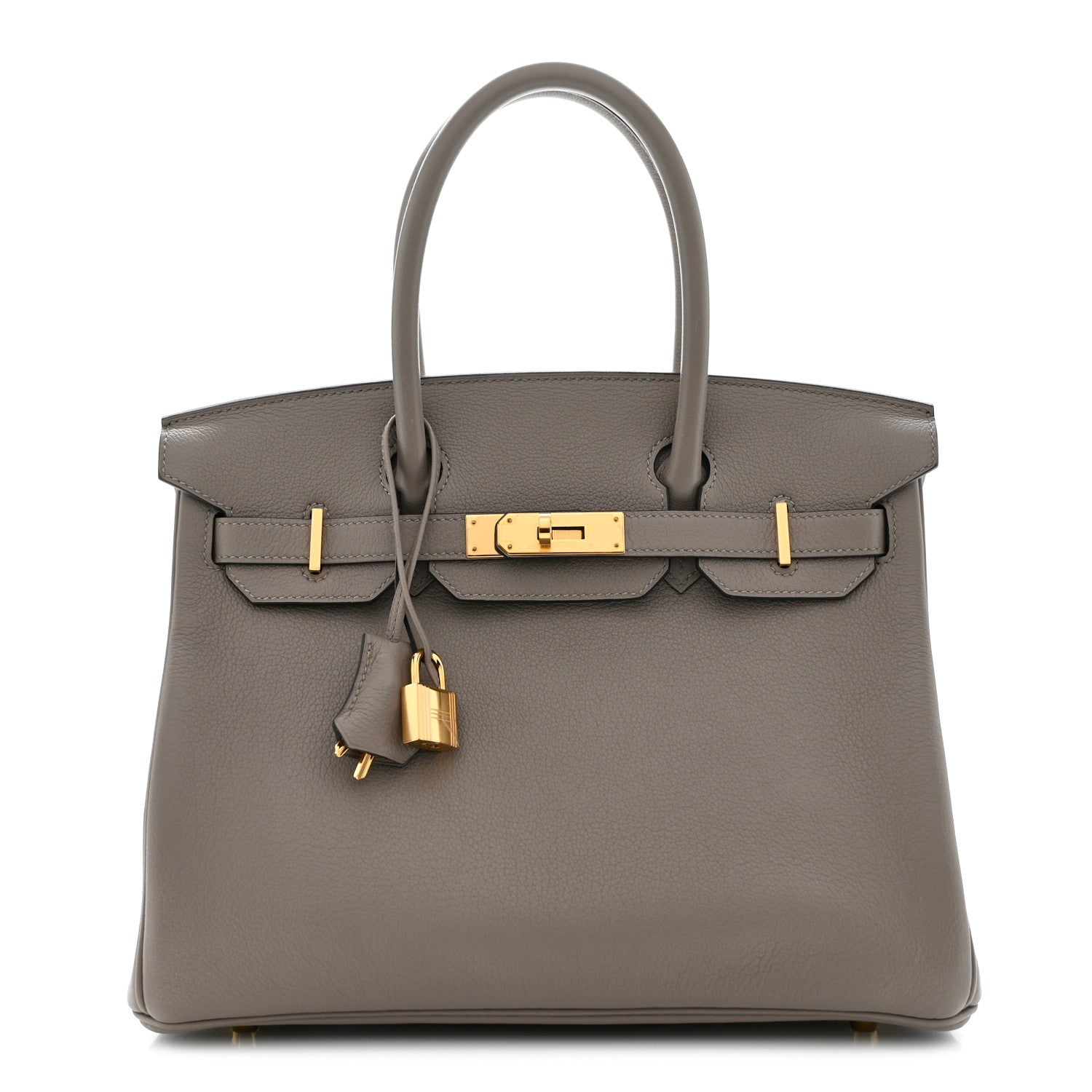 Taurillon Novillo Birkin 30 Gris Asphalte
