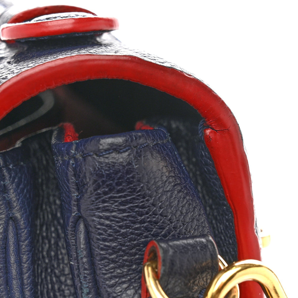 Empreinte Pochette Metis Marine Rouge