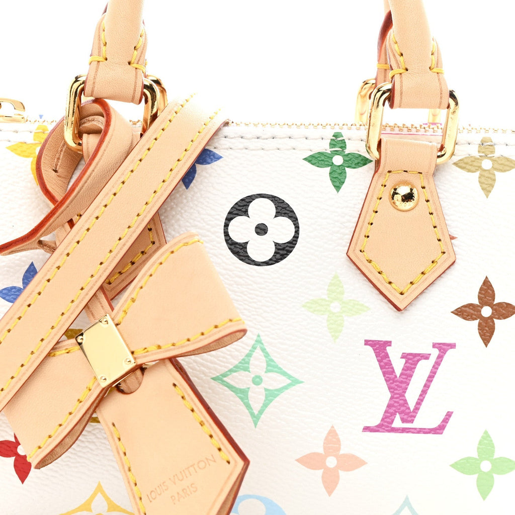 LV X TM Monogram Multicolor Nano Speedy White