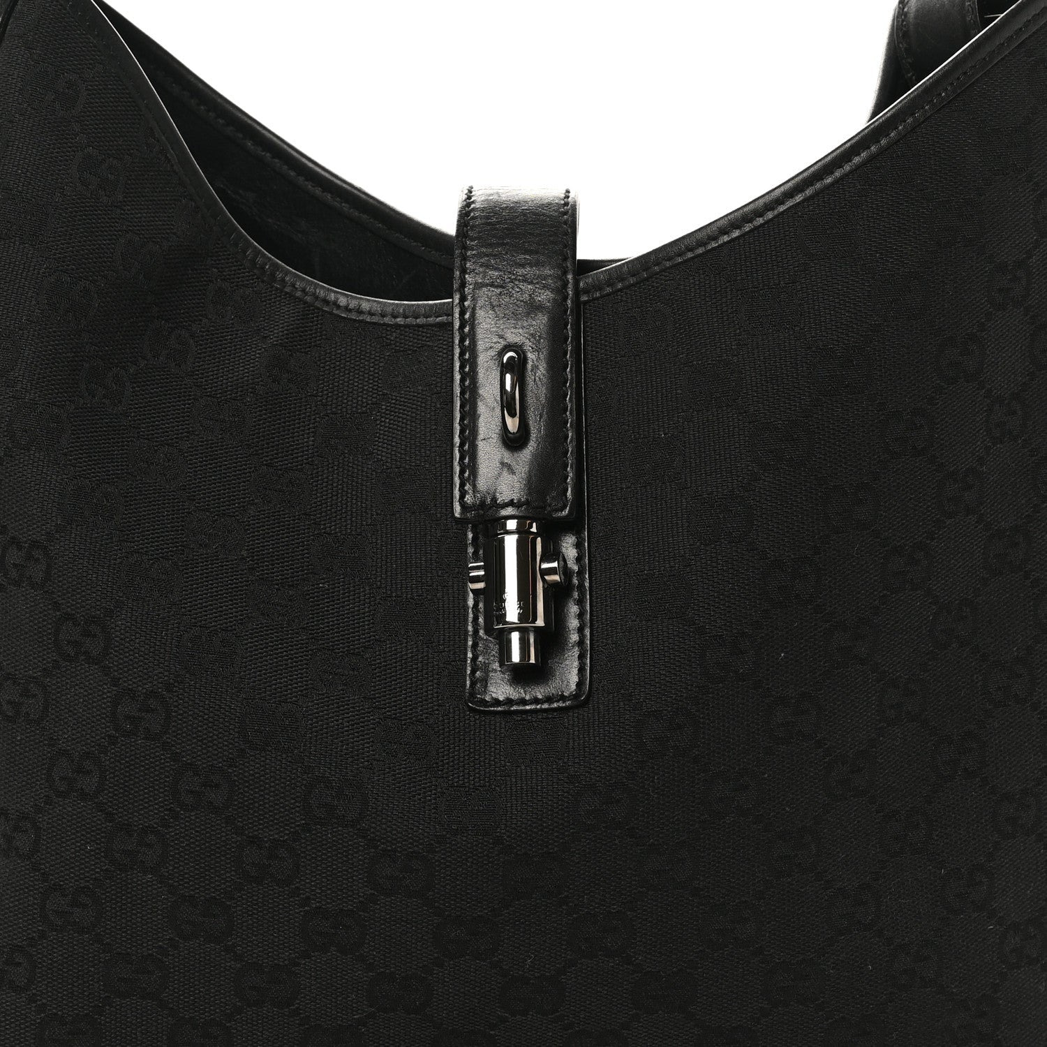 Monogram Large Jackie O Hobo Black
