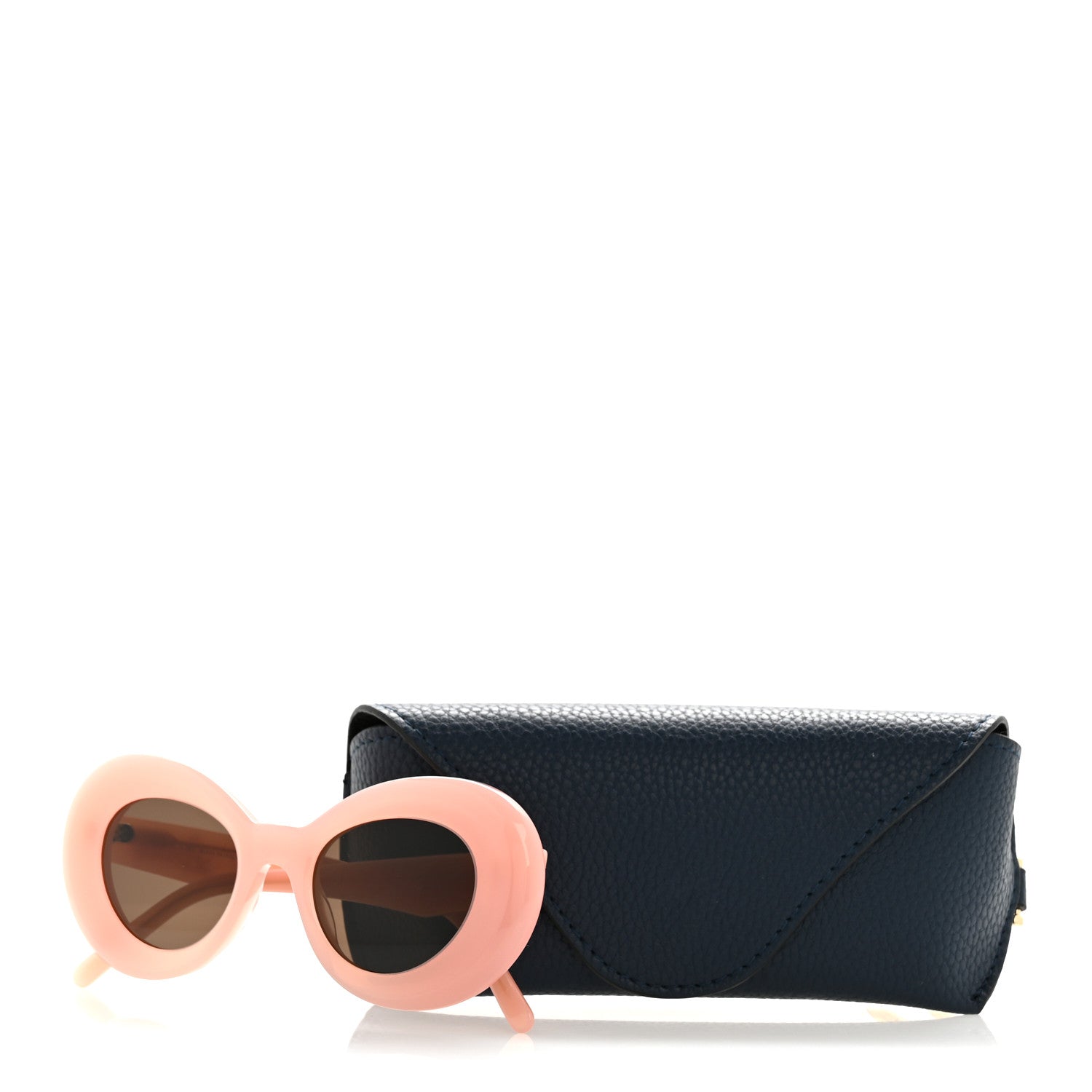 Acetate Curvy Round Sunglasses LW40112I Pink