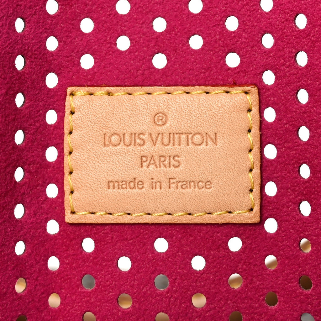 Monogram Perforated Speedy 30 Fuchsia