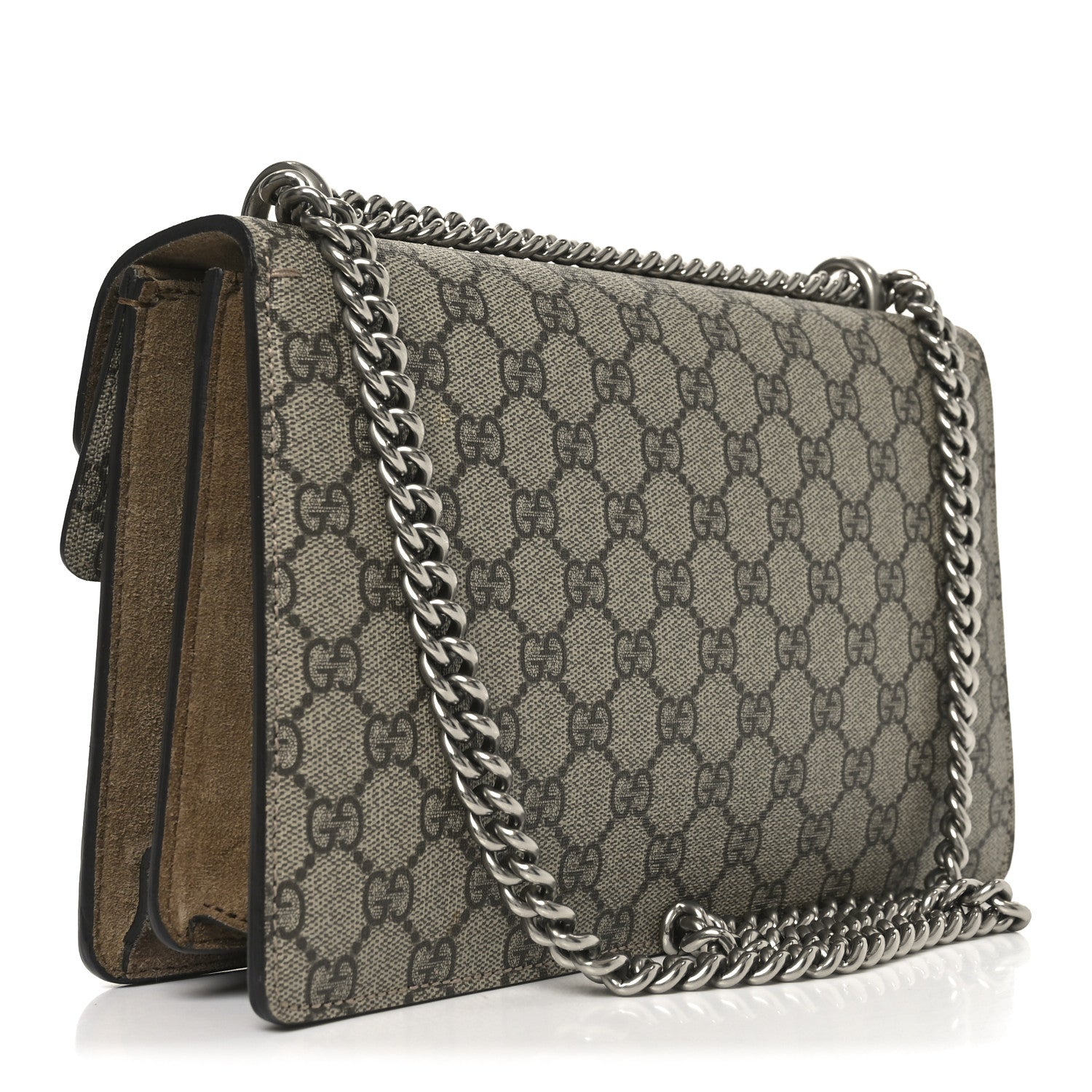 GG Supreme Monogram Small Dionysus Shoulder Bag Taupe