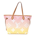 Monogram Giant By The Pool Neverfull MM Light Pink