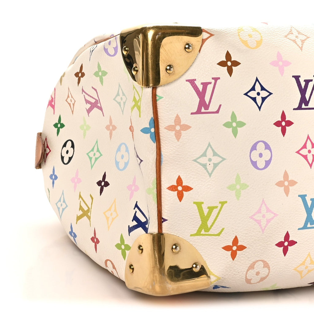 Monogram Multicolor Speedy 30 White