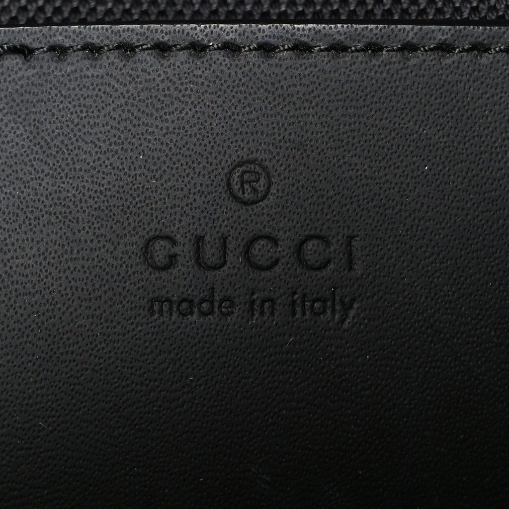 Denim Cuoio Harness GG Monogram Small Ophidia Dome Shoulder Bag Black Medium Grey