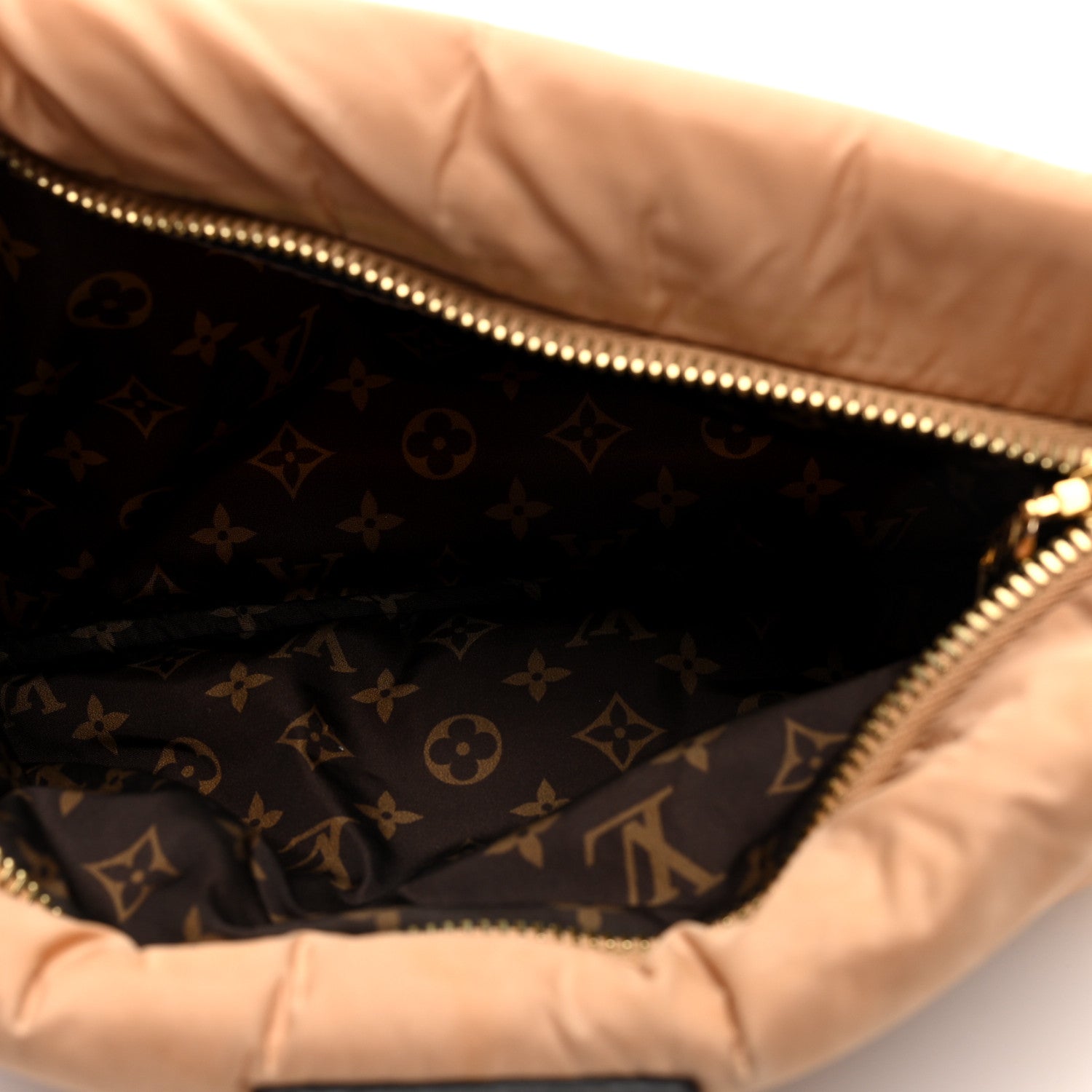 Econyl Monogram Pillow Maxi Multi Pochette Accessories Mini Pochette Beige