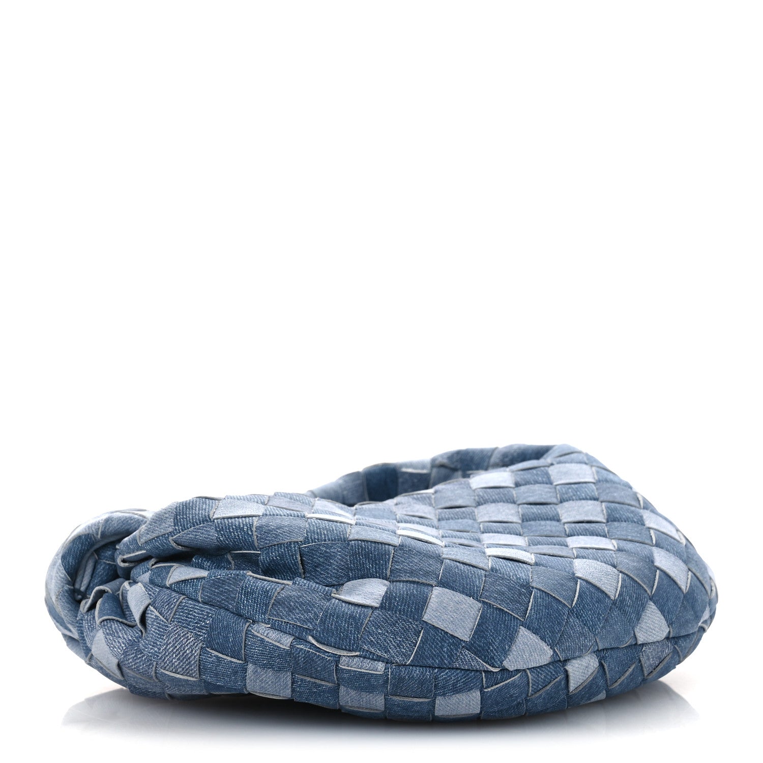 Nappa Denim Effect Intrecciato Mini Jodie Denim