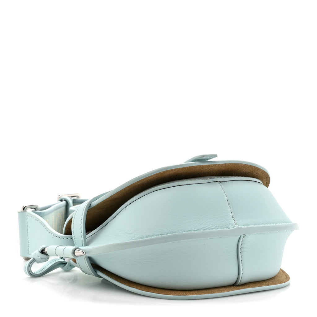 Calfskin Mini Gate Dual Bag Abyss Blue