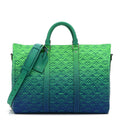 Taurillon Illusion Keepall Tote Bleu Vert