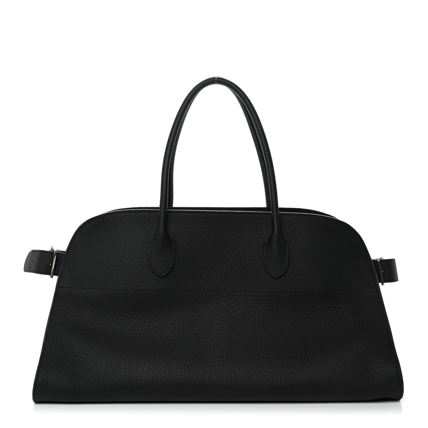 Matte Grained Calfskin EW Margaux Black