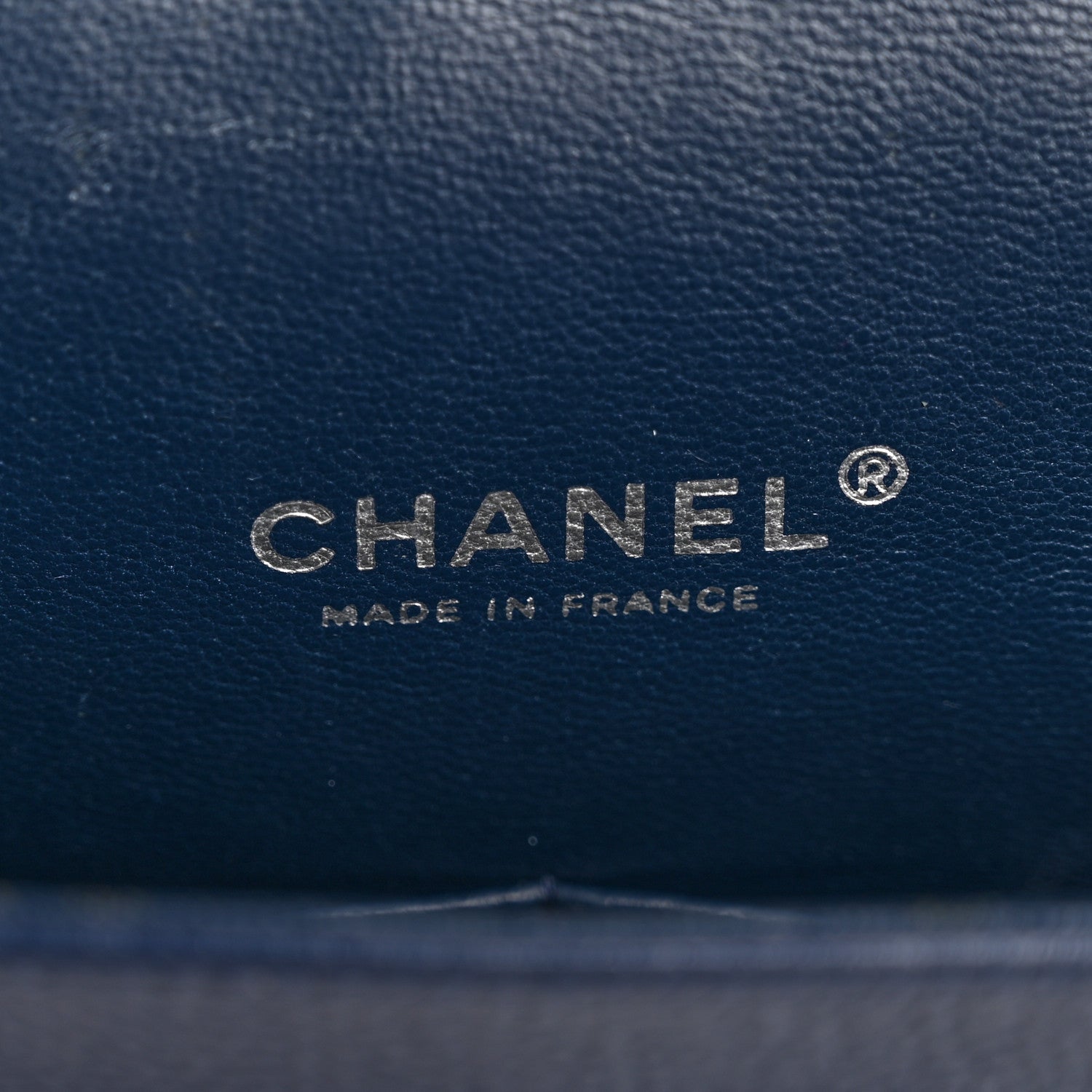 Caviar Quilted Maxi Double Flap Navy Blue