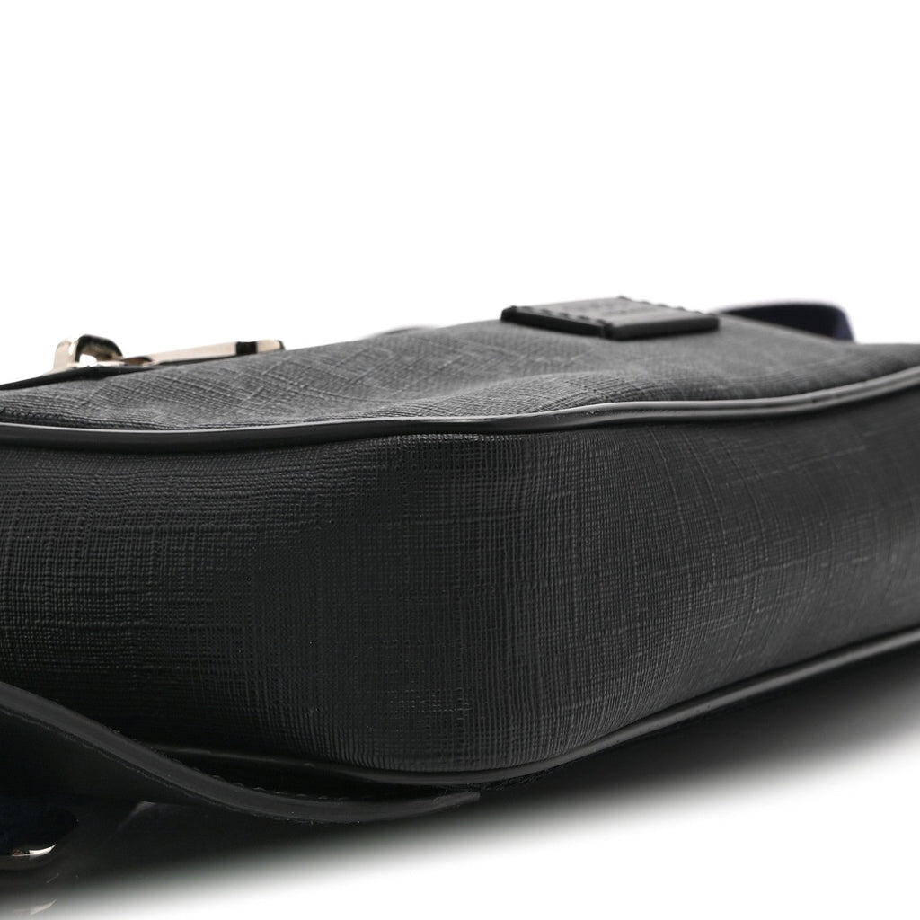 Soft GG Supreme Monogram Web Belt Bag Black Grey