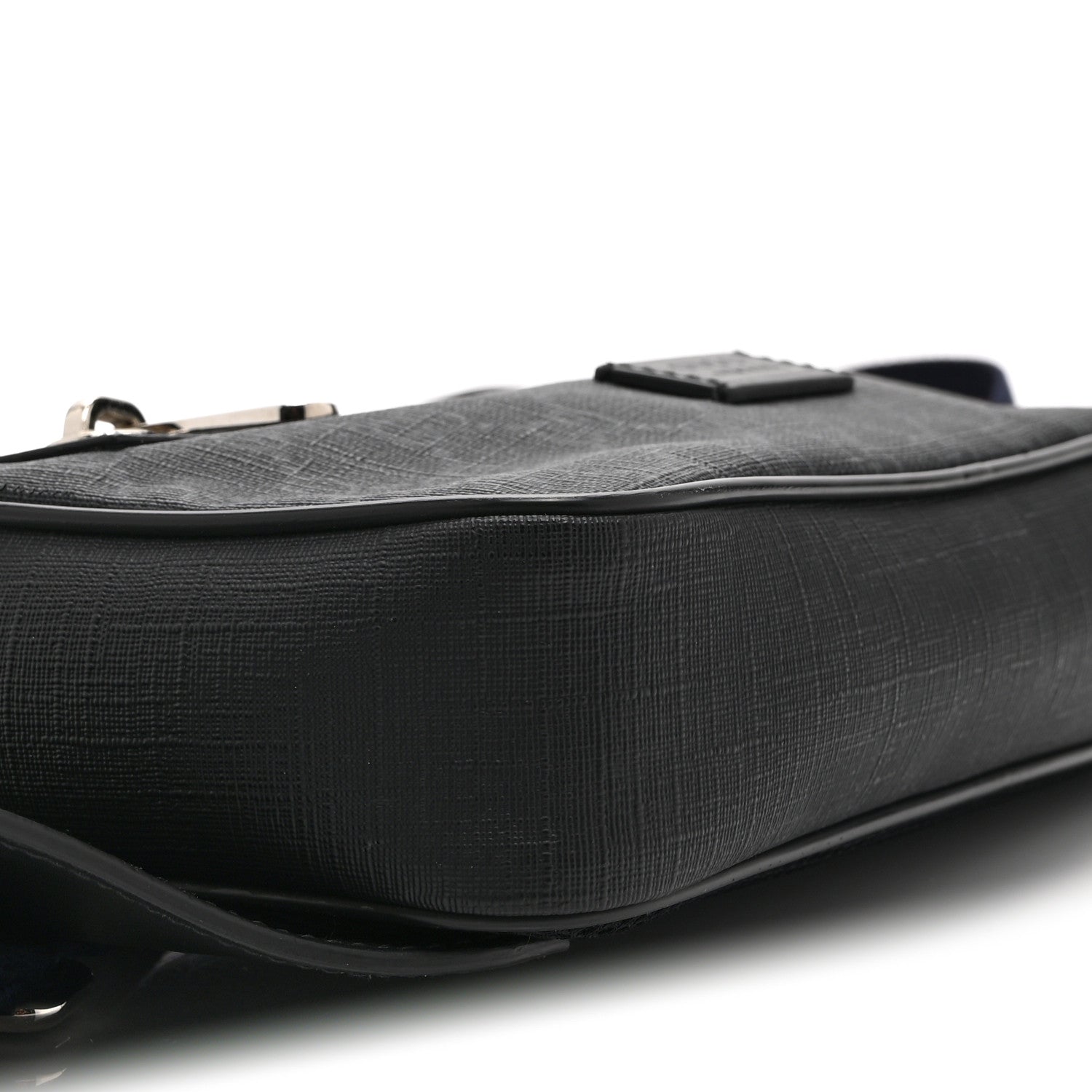 Soft GG Supreme Monogram Web Belt Bag Black Grey