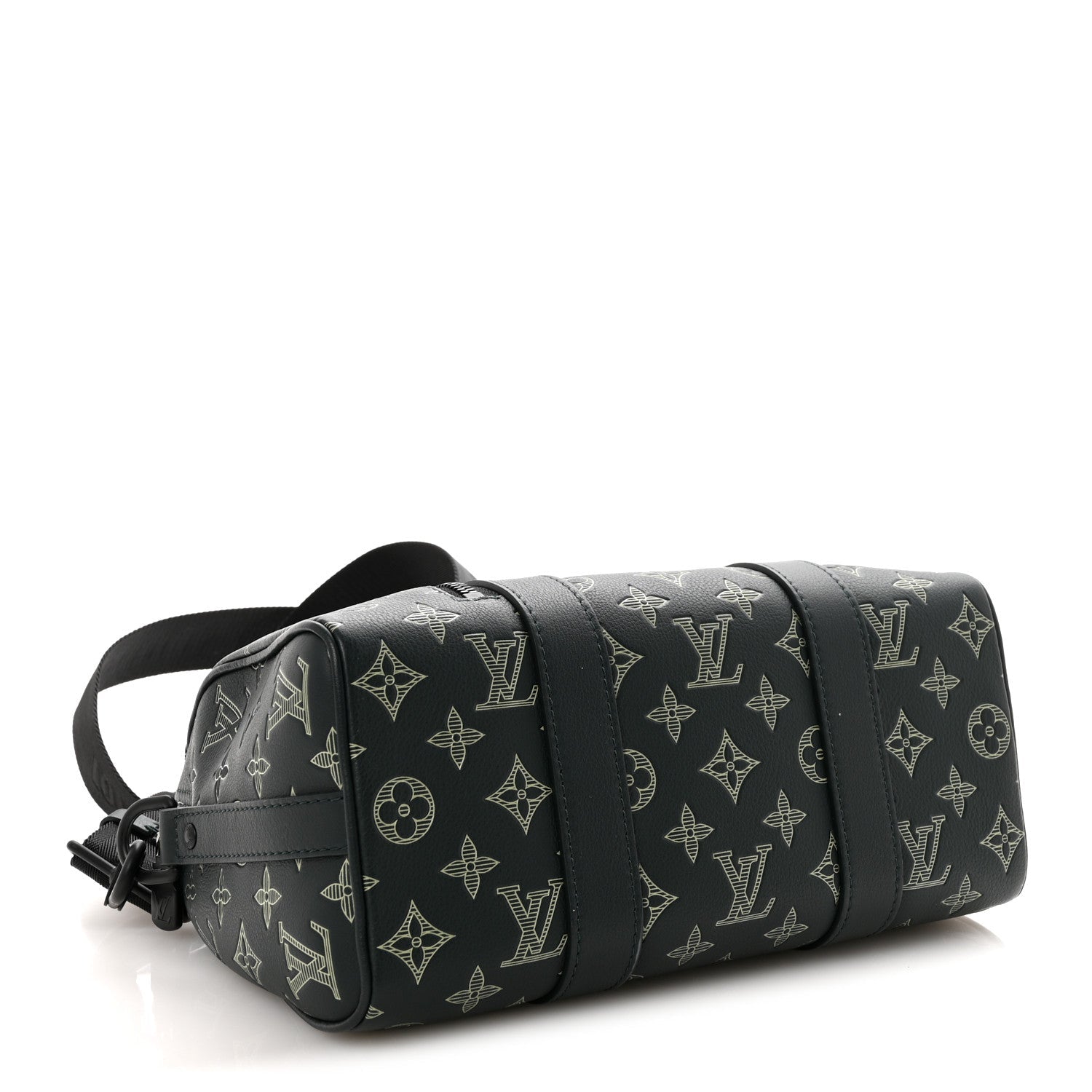 Monogram Shadow City Keepall Forest Green