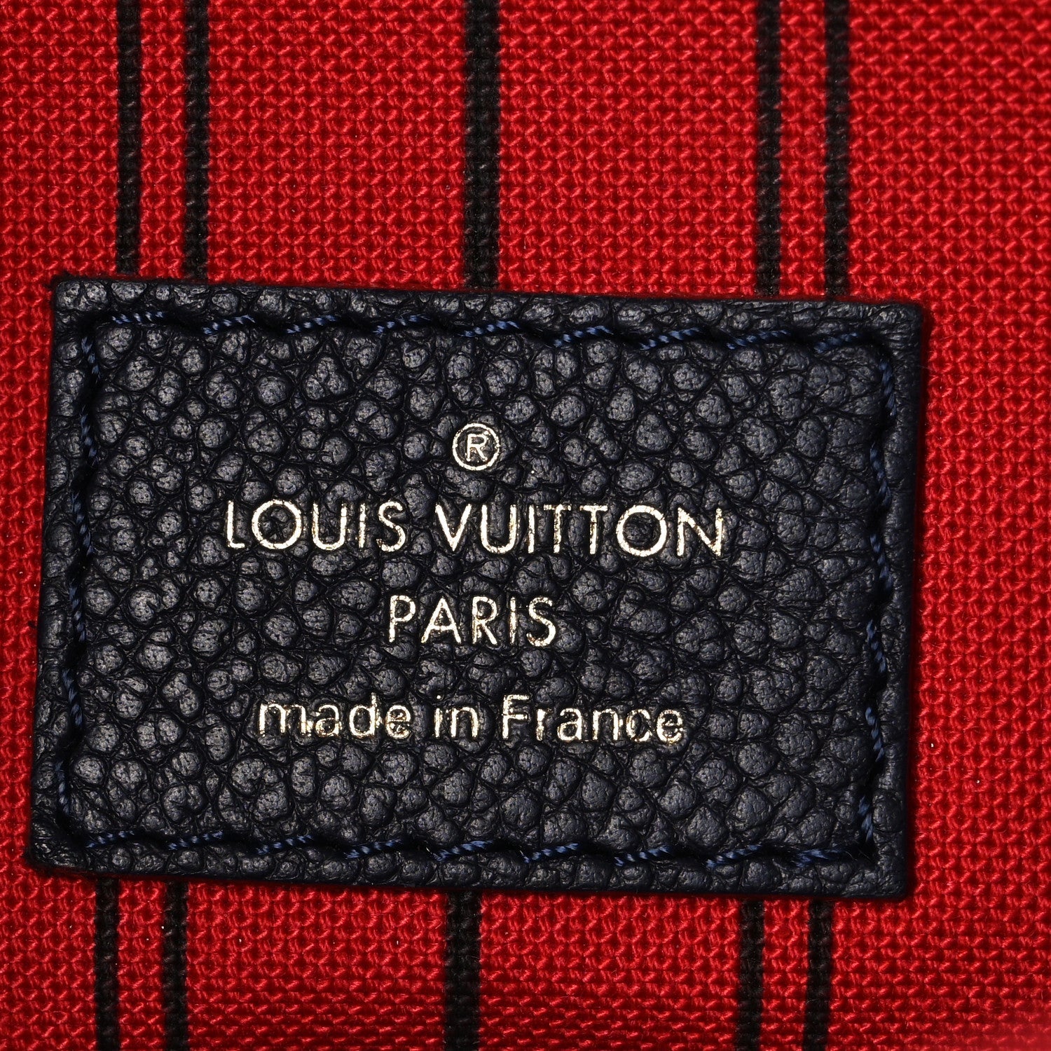 Empreinte Pochette Metis Marine Rouge