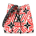 Monogram Giant Crafty NeoNoe MM Creme Rouge Black