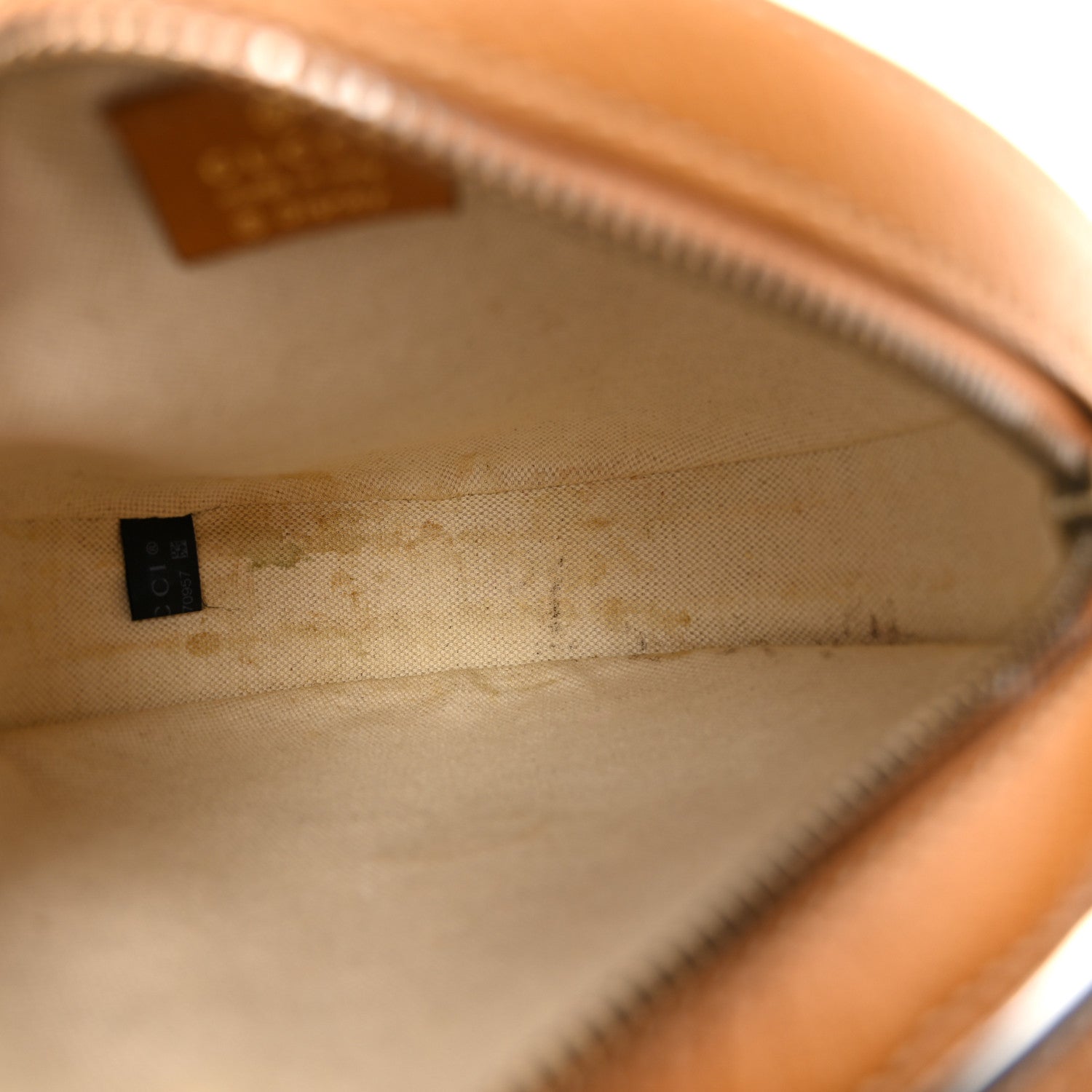 X DISNEY Mini Vintage GG Supreme Monogram Mickey Mouse Round Shoulder Bag Beige Vintage Sun Oil