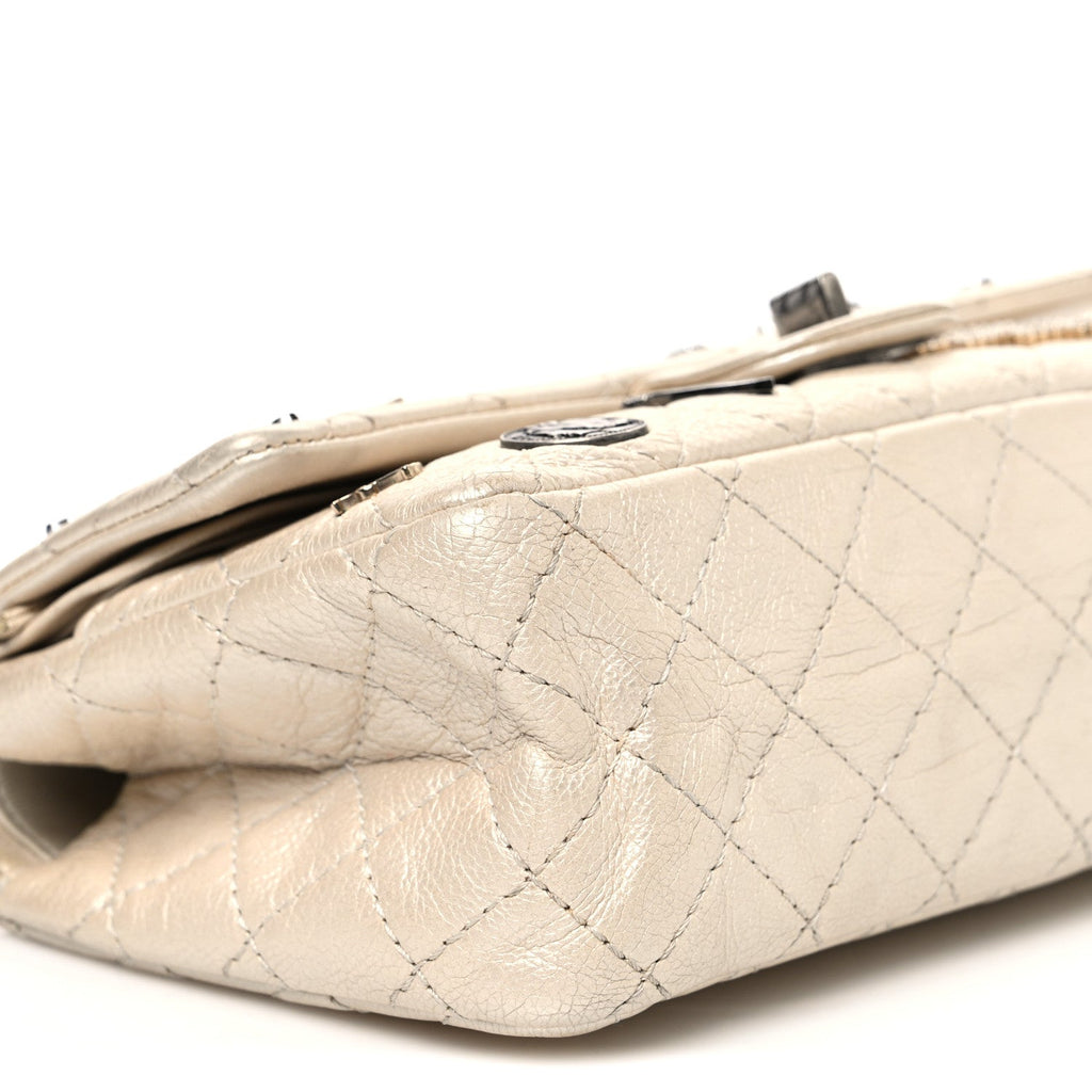 Aged Calfskin Lucky Charms 2.55 Reissue 225 Flap Ivory