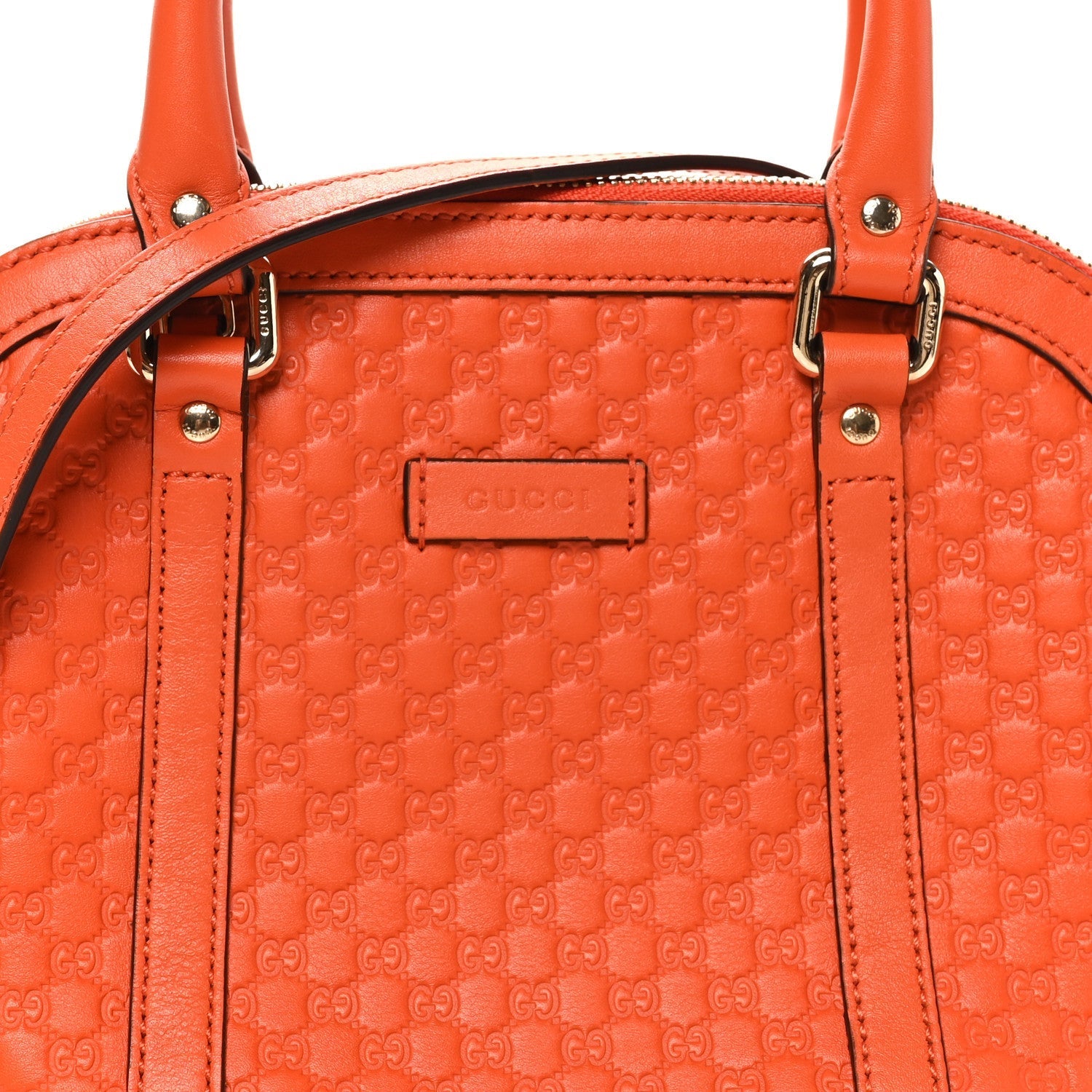 Microguccissima Mini Dome Bag Sun Orange
