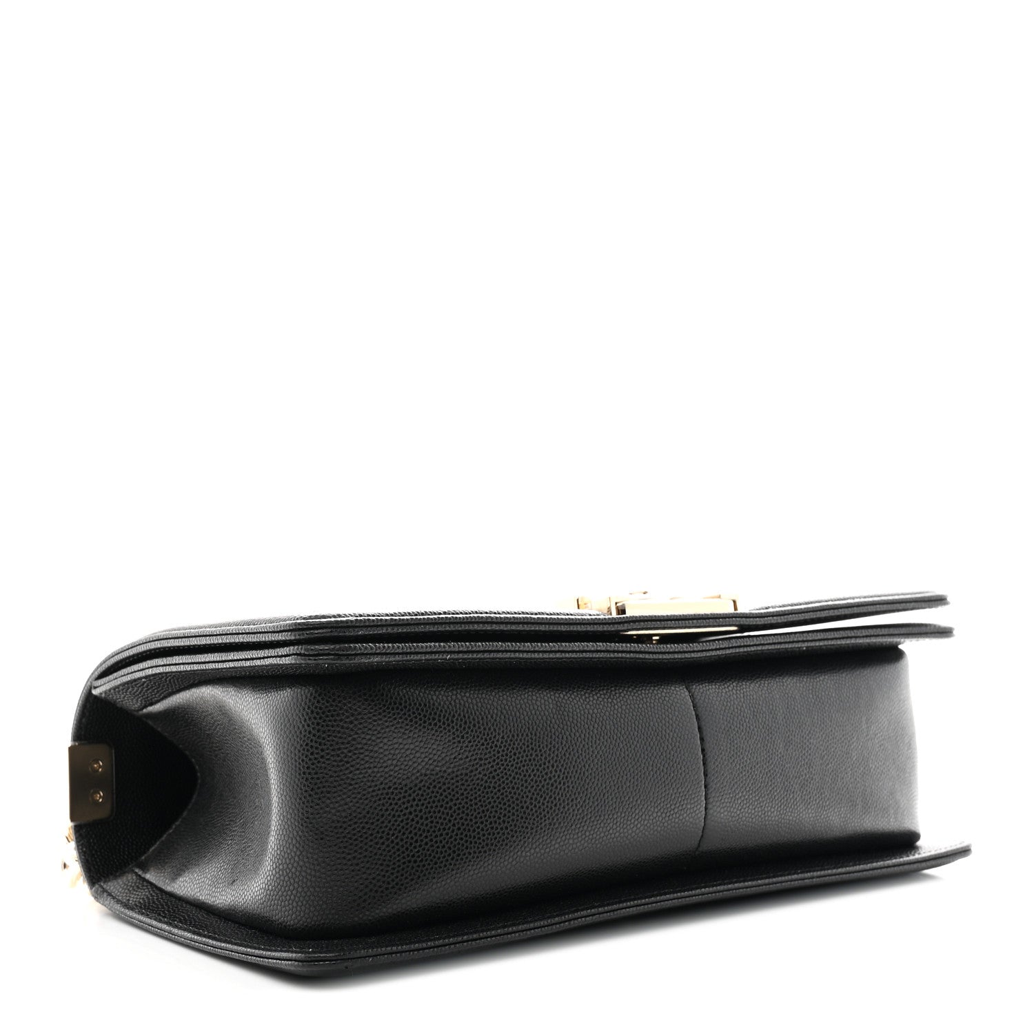 Caviar Quilted Medium Boy Flap Black