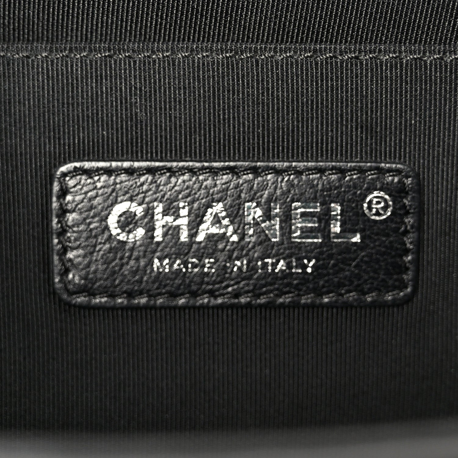 Calfskin Quilted Medium Boy Flap Black