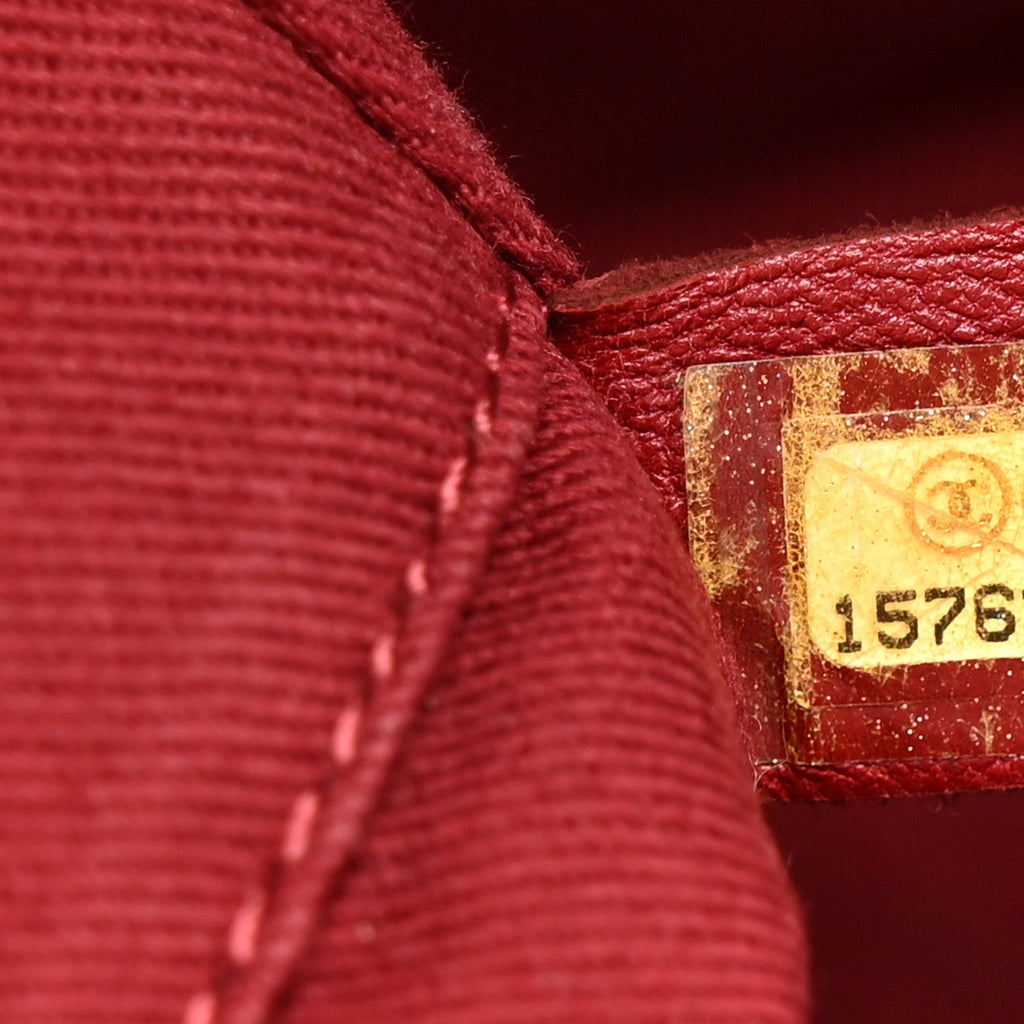 Canvas Mini Deauville Tote Red