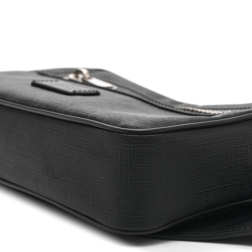Soft GG Supreme Monogram Web Belt Bag Black Grey