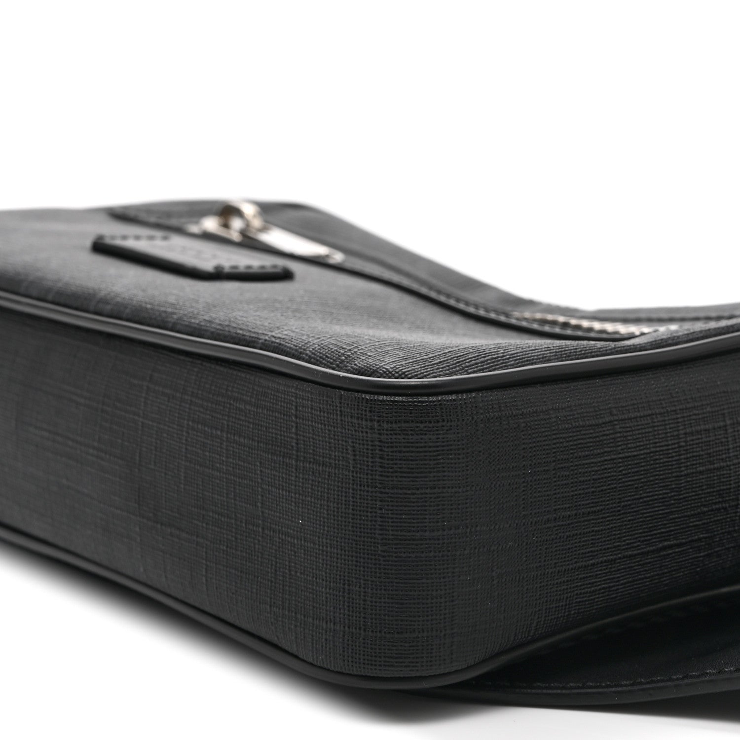 Soft GG Supreme Monogram Web Belt Bag Black Grey