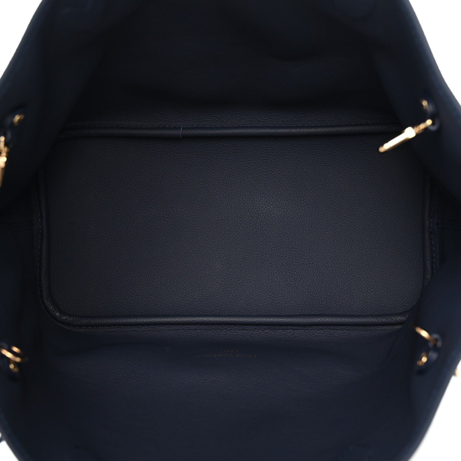 Monogram Calfskin Neo Neverfull Inside Out MM Navy