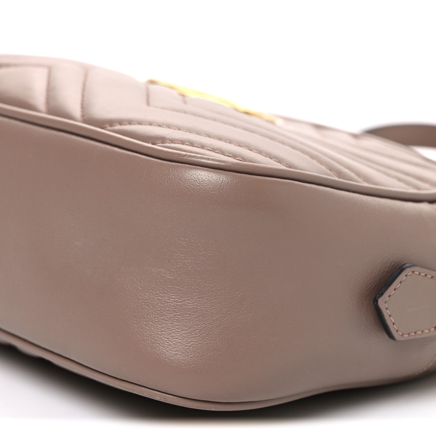 Calfskin Matelasse Small GG Marmont Chain Shoulder Bag Porcelain Rose