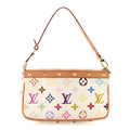 Monogram Multicolor Pochette Accessories White