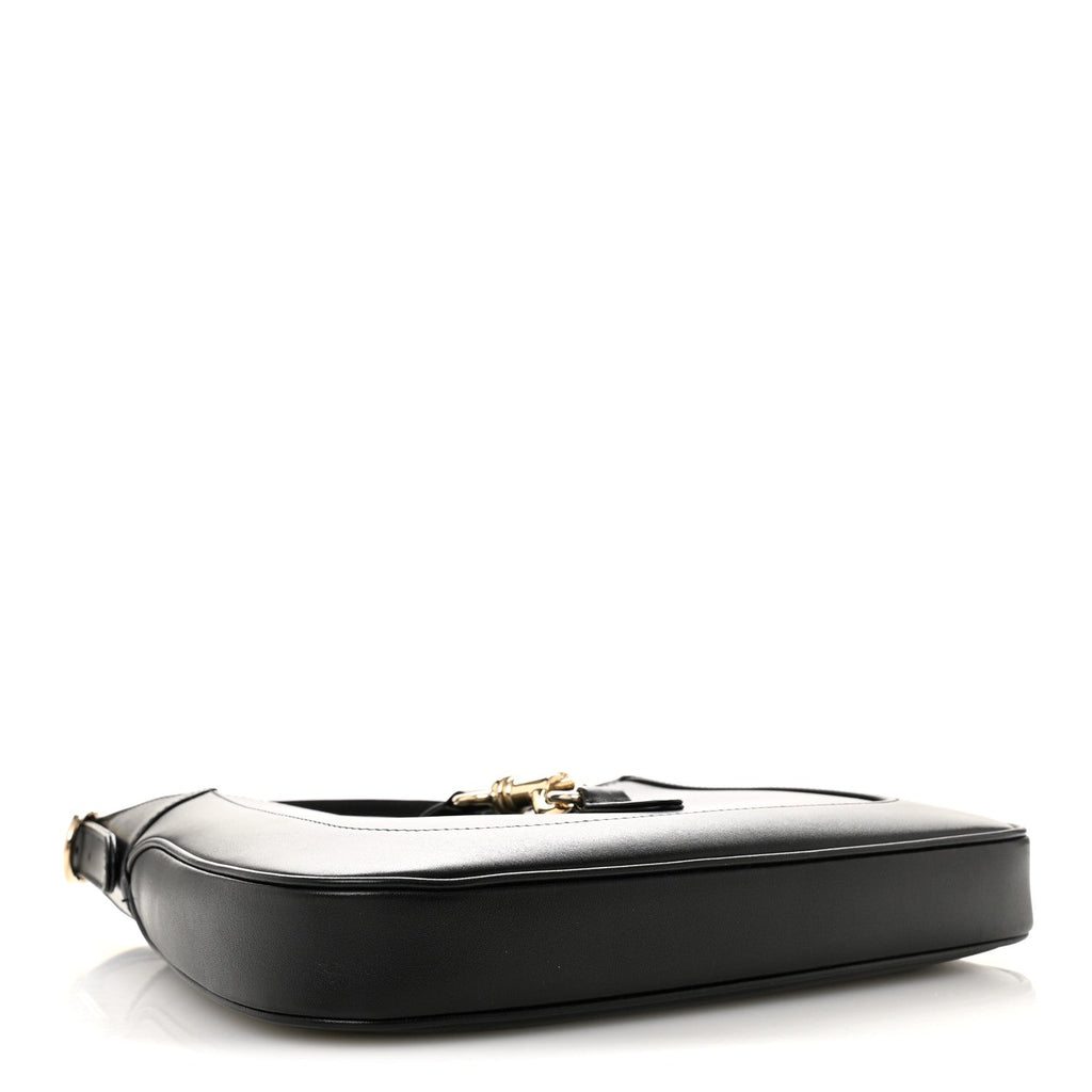 Calfskin Small Jackie Shoulder Bag Black