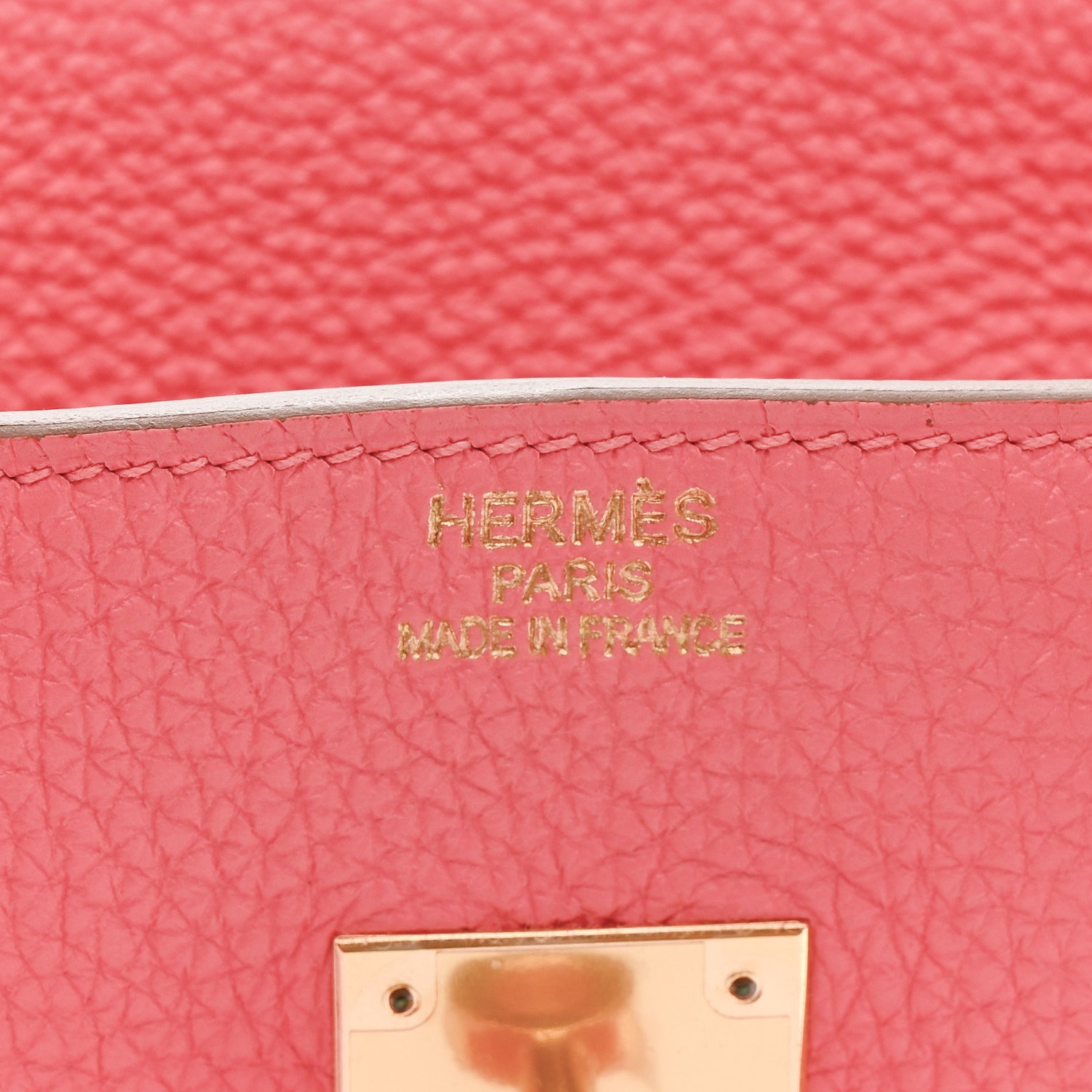 Togo Birkin 35 Rose Lipstick