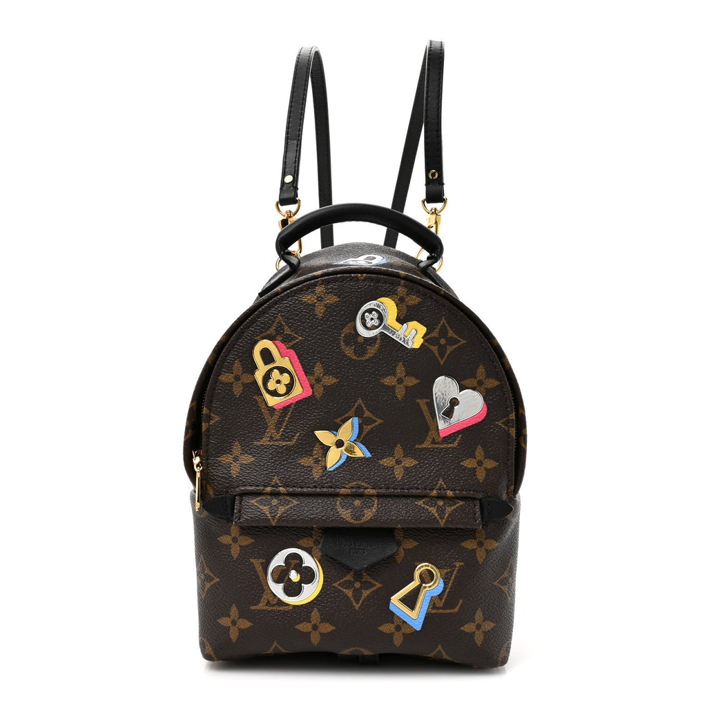 Monogram Love Lock Palm Springs Backpack Mini