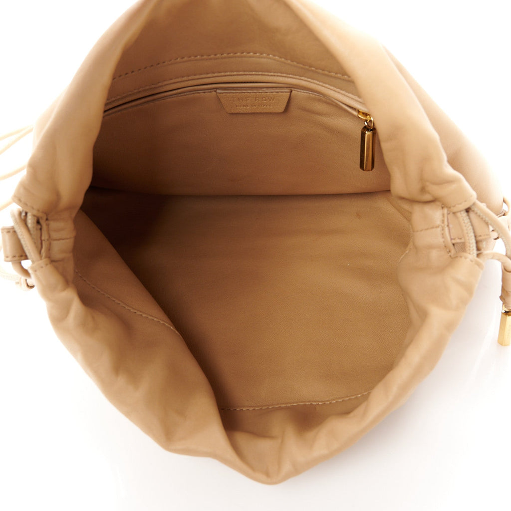 Nappa Small Angy Hobo Bag Cream
