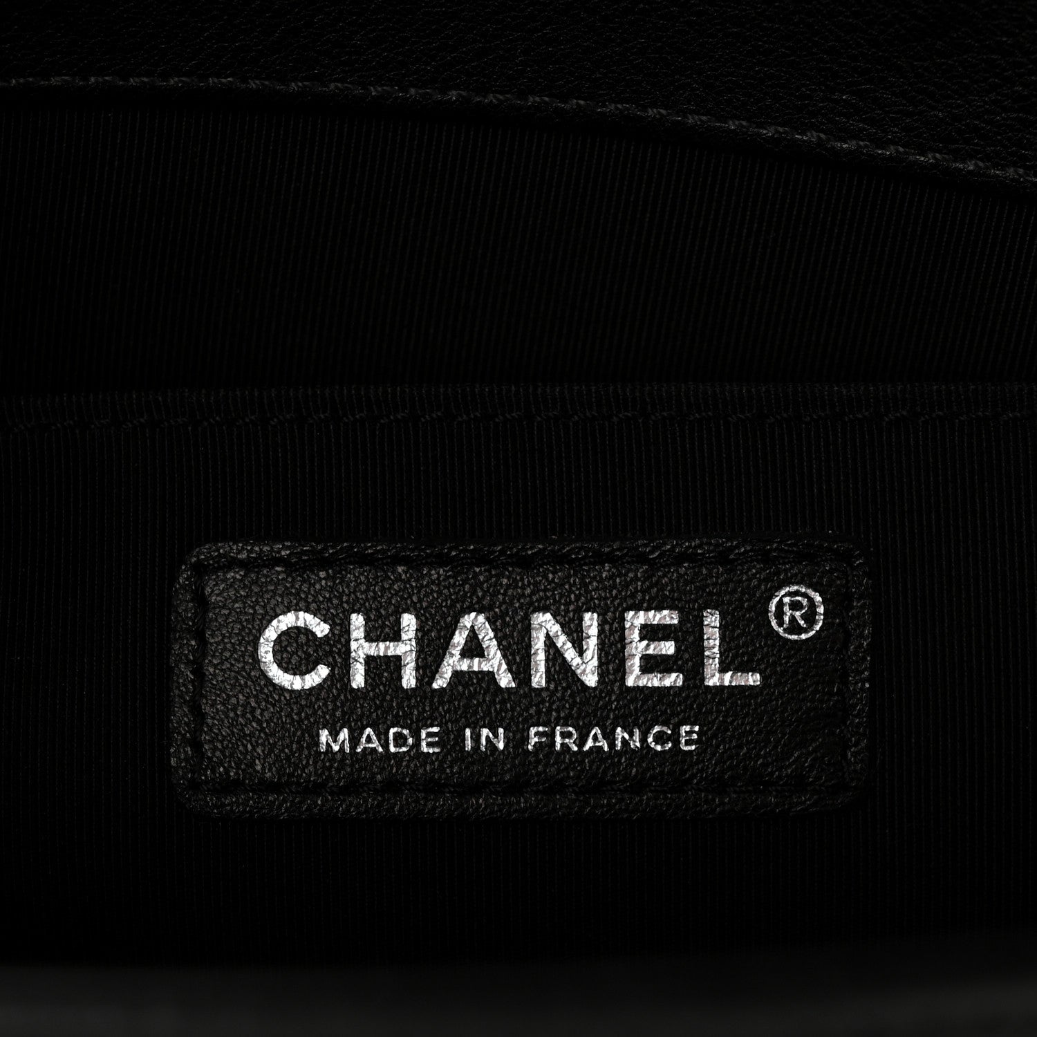 Grained Calfskin Quilted Medium Boy Flap Black